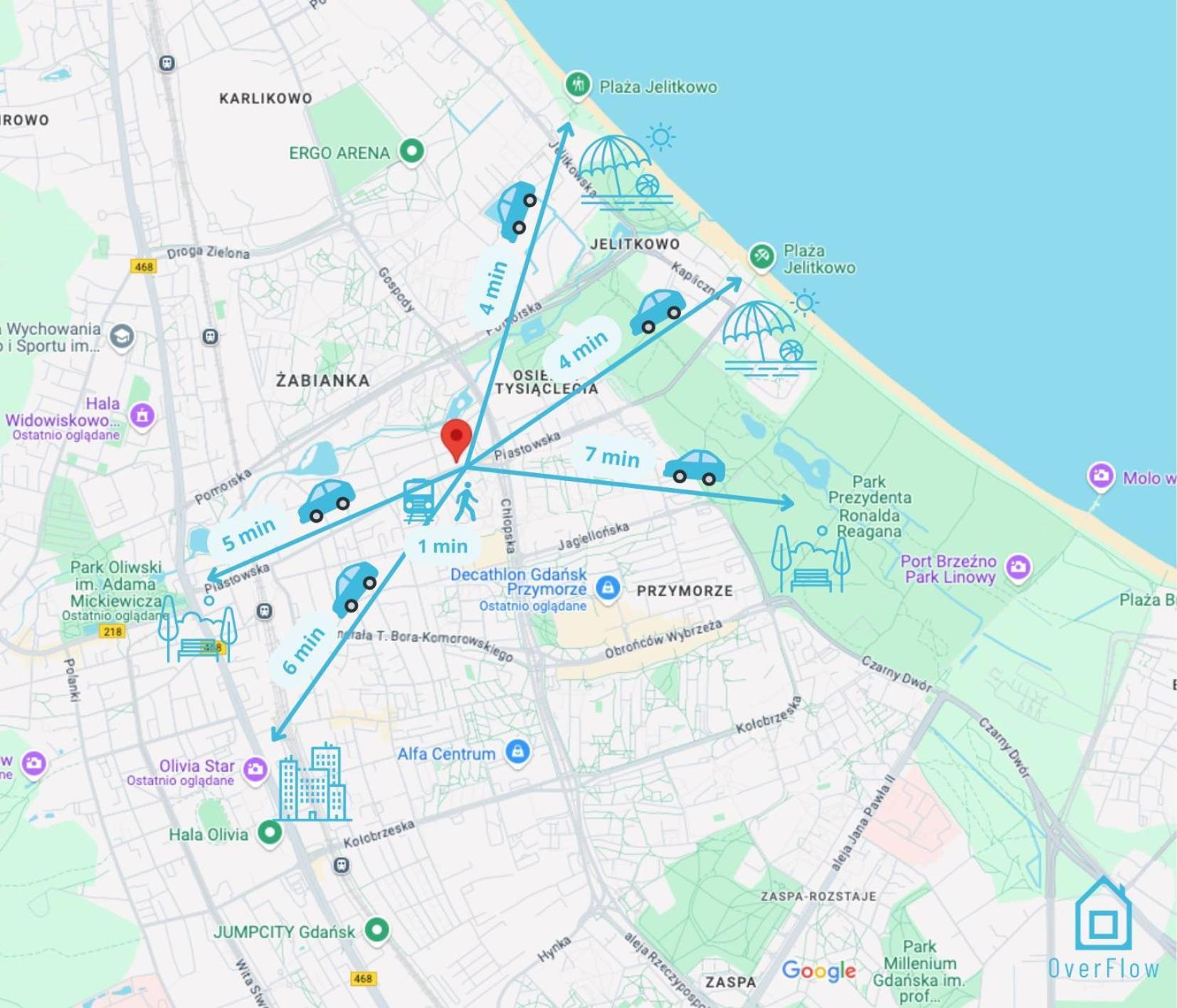 Purple - Charming Place, 15 Minutes To Old Town & 5 Minutes To Seaside Privat bolig *